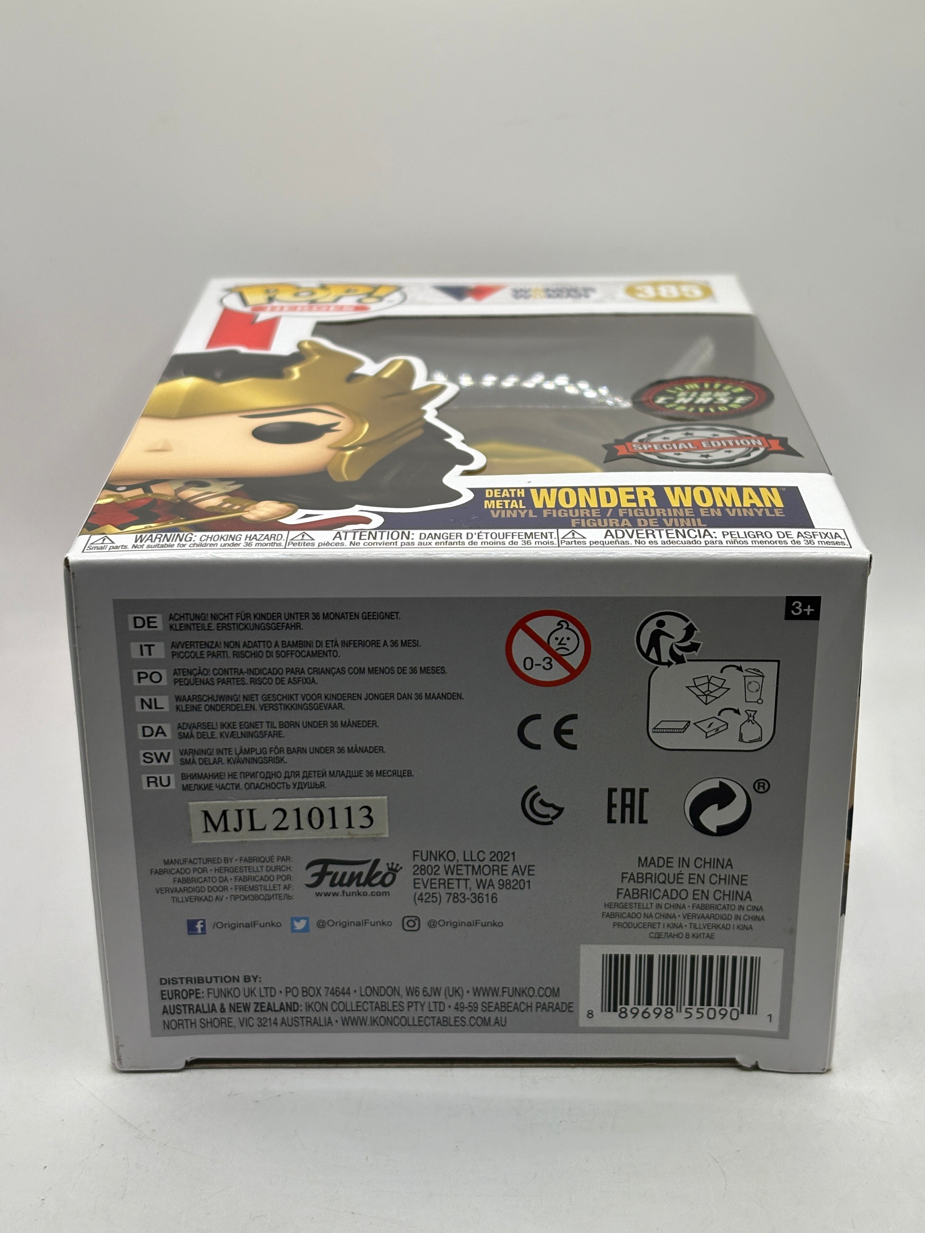 Funko POP! Heroes Wonder Woman 80 Years #385 Death Metal Wonder Woman Chase, photo 6